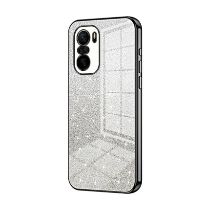 Gradient Glitter Powder Electroplated Phone Case, For Xiaomi Redmi K40 Gaming/Poco F3 GT, For Xiaomi Redmi K40 / K40 Pro / K40 Pro+, For Xiaomi Redmi Note 10 Pro/10 Pro Max