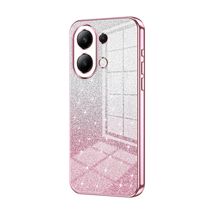 Gradient Glitter Powder Electroplated Phone Case, For Xiaomi Redmi Note 13 4G, For Xiaomi Redmi Note 13 5G, For Xiaomi Redmi Note 13 Pro+