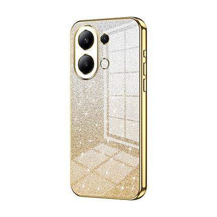 Gradient Glitter Powder Electroplated Phone Case, For Xiaomi Redmi Note 13 4G, For Xiaomi Redmi Note 13 5G, For Xiaomi Redmi Note 13 Pro+
