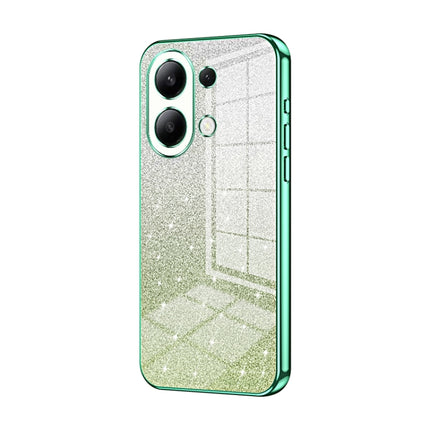 Gradient Glitter Powder Electroplated Phone Case, For Xiaomi Redmi Note 13 4G, For Xiaomi Redmi Note 13 5G, For Xiaomi Redmi Note 13 Pro+
