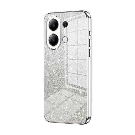 Gradient Glitter Powder Electroplated Phone Case, For Xiaomi Redmi Note 13 4G, For Xiaomi Redmi Note 13 5G, For Xiaomi Redmi Note 13 Pro+