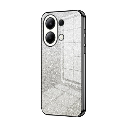 Gradient Glitter Powder Electroplated Phone Case, For Xiaomi Redmi Note 13 4G, For Xiaomi Redmi Note 13 5G, For Xiaomi Redmi Note 13 Pro+