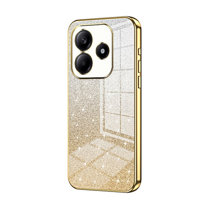 Gradient Glitter Powder Electroplated Phone Case, For Redmi Note 14 5G, For Redmi Note 14 Pro+ 5G, For Redmi 14R