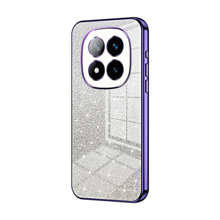 Gradient Glitter Powder Electroplated Phone Case, For Redmi Note 14 5G, For Redmi Note 14 Pro+ 5G, For Redmi 14R
