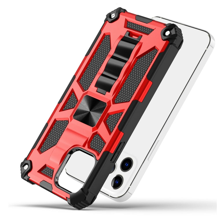 Armor Stoßfeste TPU + PC Magnetische Schutzhülle mit Halterung, Für iPhone 12 mini, Für iPhone 12 / 12 Pro, Für iPhone 12 Pro Max