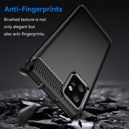 Carbon Fiber Brushed Texture TPU Phone Case, For Motorola Moto G Power 2023, For Motorola Moto G100, For Motorola Moto G 5G 2024, For Motorola Moto One