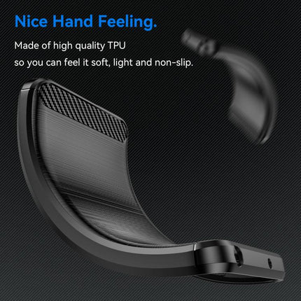 Carbon Fiber Brushed Texture TPU Phone Case, For Motorola Moto G Power 2023, For Motorola Moto G100, For Motorola Moto G 5G 2024, For Motorola Moto One