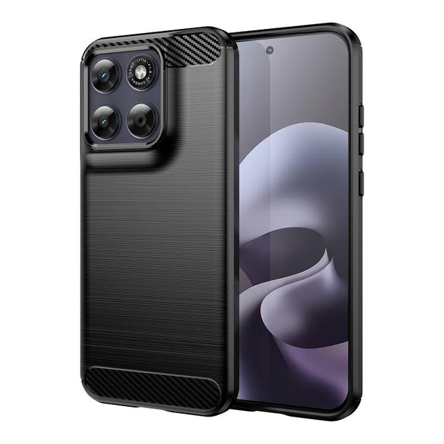 Carbon Fiber Brushed Texture TPU Phone Case, For Motorola Moto G Max / G87 / G77 5G, For Motorola Edge 70 Max, For Motorola Moto G47 5G, For Motorola Moto G37 Power 5G, For Motorola Moto G37 5G, For Motorola Edge 70 Fusion+ 5G                          ...
