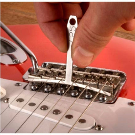 9 in 1 Guitar T-shaped ruler, Neck Fingerboard, Frets Radian, String Yard Radian, Adjustable Measuring Caliper