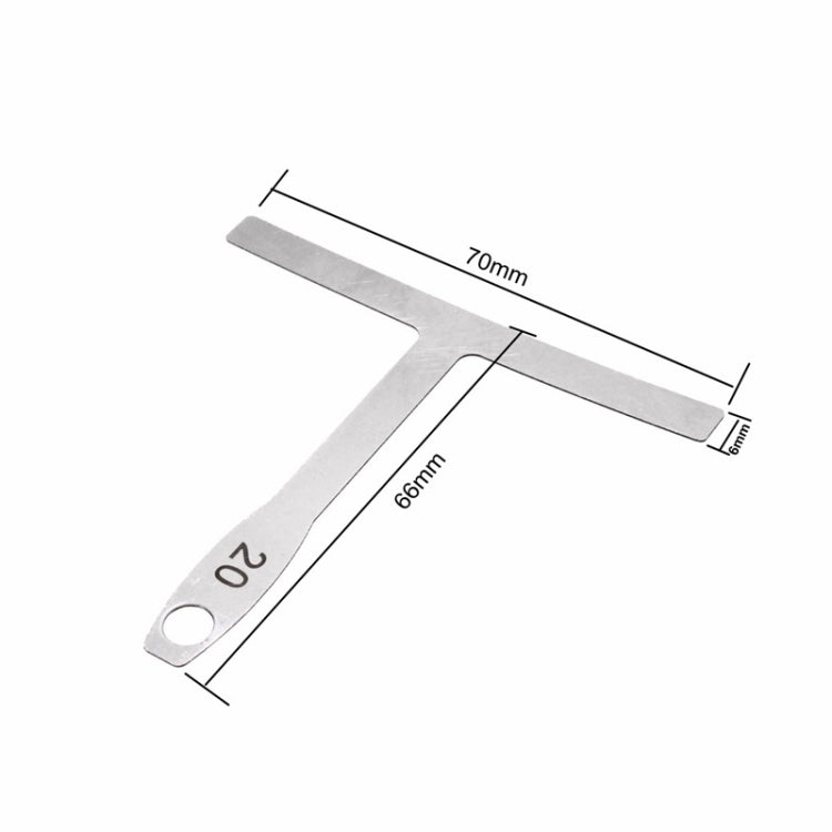 9 in 1 Guitar T-shaped ruler, Neck Fingerboard, Frets Radian, String Yard Radian, Adjustable Measuring Caliper