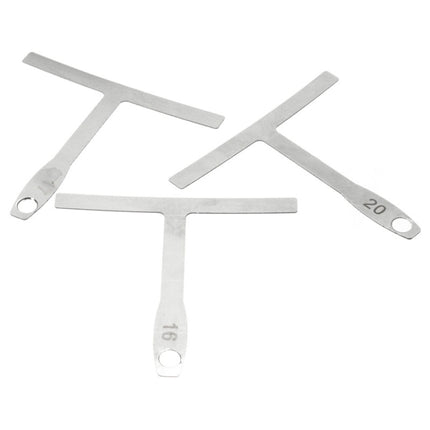 9 in 1 Guitar T-shaped ruler, Neck Fingerboard, Frets Radian, String Yard Radian, Adjustable Measuring Caliper