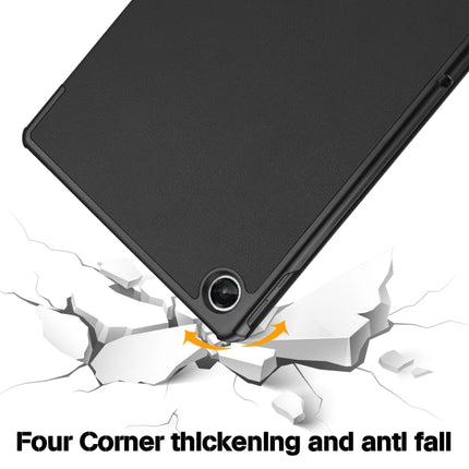 3-folding Leather Smart Tablet Case, For Lenovo Qitian K10 Pro 5G