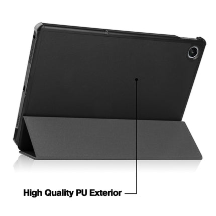 3-folding Leather Smart Tablet Case, For Lenovo Qitian K10 Pro 5G