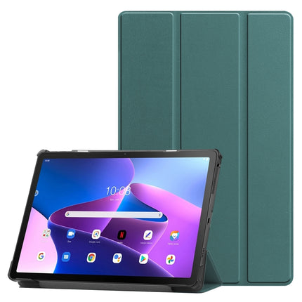 3-folding Leather Smart Tablet Case, For Lenovo Qitian K10 Pro 5G