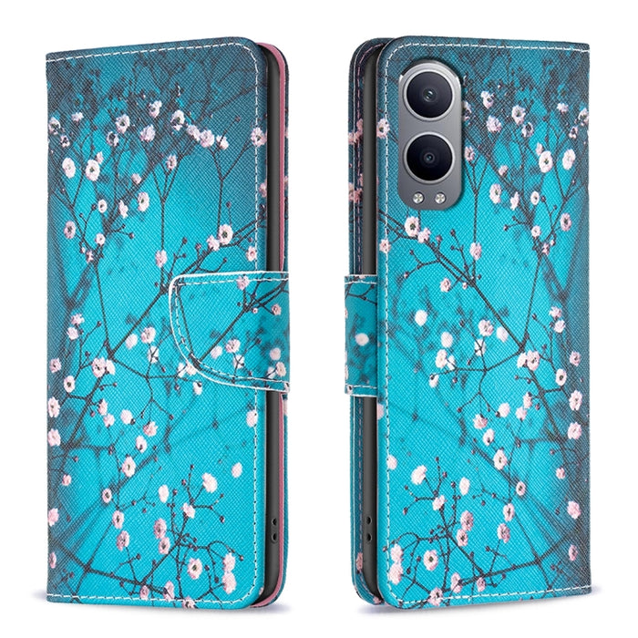 Drawing Pattern Leather Phone Case, For OnePlus Nord CE4 Lite Global, For OnePlus 12 5G