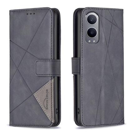 BF05 Magnetic Buckle Rhombus Texture Leather Phone Case, For OnePlus 13, For OnePlus Nord 4, For OnePlus Nord CE4 Lite Global, For OnePlus 12R