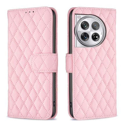 Diamond Lattice Wallet Flip Leather Phone Case, For OnePlus Nord 4, For OnePlus Nord CE4 Lite Global, For OnePlus 12R, For OnePlus 12 5G