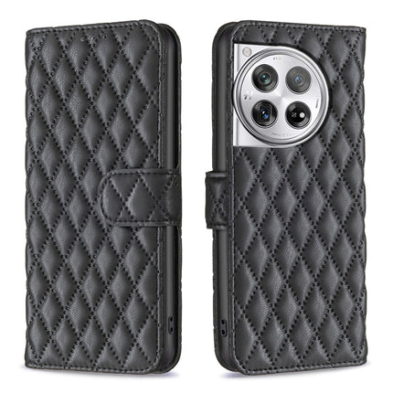 Diamond Lattice Wallet Flip Leather Phone Case, For OnePlus Nord 4, For OnePlus Nord CE4 Lite Global, For OnePlus 12R, For OnePlus 12 5G
