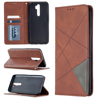 Rhombus Texture Horizontal Flip Magnetic Leather Case with Holder & Card Slots, For Oppo A5 (2020) / A9 (2020), For Oppo A72 / A52 / A92, For Oppo A31 (2020) / A81, For Samsung Galaxy A21s