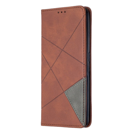 Rhombus Texture Horizontal Flip Magnetic Leather Case with Holder & Card Slots, For Oppo A5 (2020) / A9 (2020), For Oppo A72 / A52 / A92, For Oppo A31 (2020) / A81, For Samsung Galaxy A21s