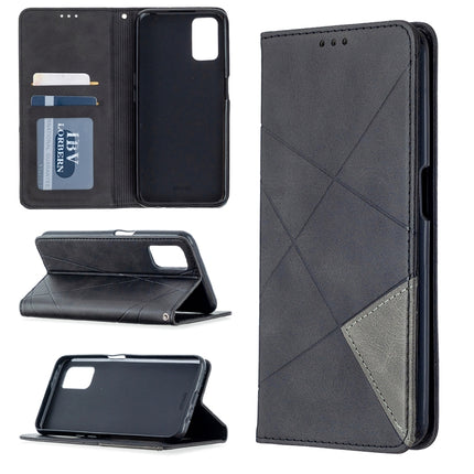 Rhombus Texture Horizontal Flip Magnetic Leather Case with Holder & Card Slots, For Oppo A5 (2020) / A9 (2020), For Oppo A72 / A52 / A92, For Oppo A31 (2020) / A81, For Samsung Galaxy A21s