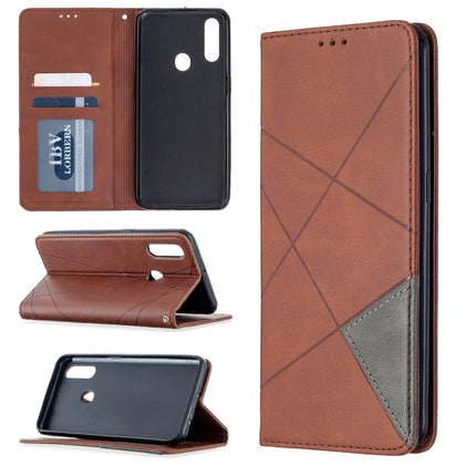 Rhombus Texture Horizontal Flip Magnetic Leather Case with Holder & Card Slots, For Oppo A5 (2020) / A9 (2020), For Oppo A72 / A52 / A92, For Oppo A31 (2020) / A81, For Samsung Galaxy A21s