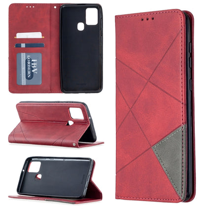 Rhombus Texture Horizontal Flip Magnetic Leather Case with Holder & Card Slots, For Oppo A5 (2020) / A9 (2020), For Oppo A72 / A52 / A92, For Oppo A31 (2020) / A81, For Samsung Galaxy A21s
