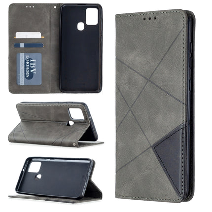 Rhombus Texture Horizontal Flip Magnetic Leather Case with Holder & Card Slots, For Oppo A5 (2020) / A9 (2020), For Oppo A72 / A52 / A92, For Oppo A31 (2020) / A81, For Samsung Galaxy A21s
