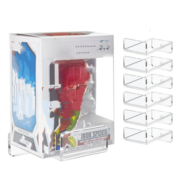 YX075 6pcs / Set Acrylic Storage Rack Anime Ornaments Wall Mounted Display Bracket, YX075