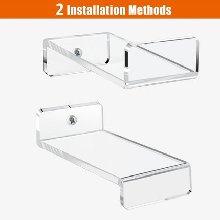 YX075 6pcs / Set Acrylic Storage Rack Anime Ornaments Wall Mounted Display Bracket, YX075