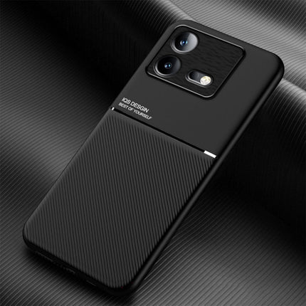 Classic Tilt Strip Grain Magnetic PC Hybrid TPU Phone Case, For vivo S17e, For vivo iQOO Neo8, For vivo Y78, For vivo Y78+, For vivo Y35 4G