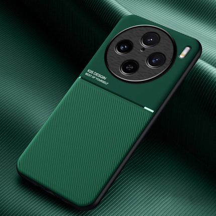 Classic Tilt Strip Grain Magnetic PC Hybrid TPU Phone Case, For vivo iQOO Z9, For vivo Y100 5G IDN, For vivo iQOO Neo9, For vivo S18 Pro, For vivo S18, For vivo X100 Pro