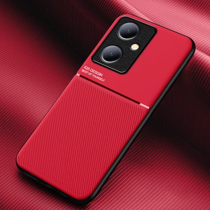 Classic Tilt Strip Grain Magnetic PC Hybrid TPU Phone Case, For vivo S17e, For vivo iQOO Neo8, For vivo Y78, For vivo Y78+, For vivo Y35 4G