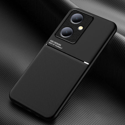Classic Tilt Strip Grain Magnetic PC Hybrid TPU Phone Case, For vivo S17e, For vivo iQOO Neo8, For vivo Y78, For vivo Y78+, For vivo Y35 4G