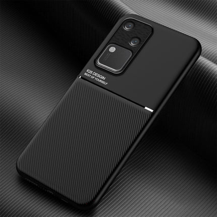Classic Tilt Strip Grain Magnetic PC Hybrid TPU Phone Case, For vivo iQOO Z9, For vivo Y100 5G IDN, For vivo iQOO Neo9, For vivo S18 Pro, For vivo S18, For vivo X100 Pro