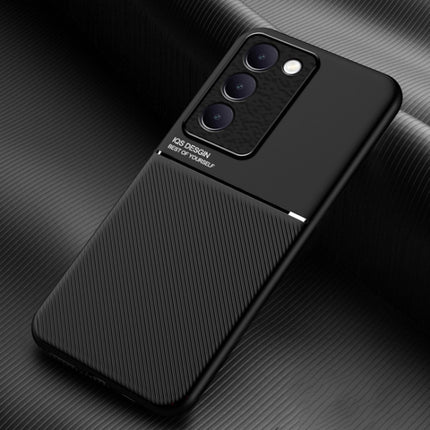 Classic Tilt Strip Grain Magnetic PC Hybrid TPU Phone Case, For vivo iQOO Z9, For vivo Y100 5G IDN, For vivo iQOO Neo9, For vivo S18 Pro, For vivo S18, For vivo X100 Pro