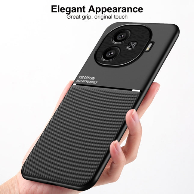 Classic Tilt Strip Grain Magnetic PC Hybrid TPU Phone Case, For vivo iQOO Z9, For vivo Y100 5G IDN, For vivo iQOO Neo9, For vivo S18 Pro, For vivo S18, For vivo X100 Pro