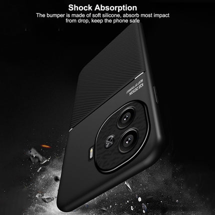 Classic Tilt Strip Grain Magnetic PC Hybrid TPU Phone Case, For vivo iQOO Z9, For vivo Y100 5G IDN, For vivo iQOO Neo9, For vivo S18 Pro, For vivo S18, For vivo X100 Pro