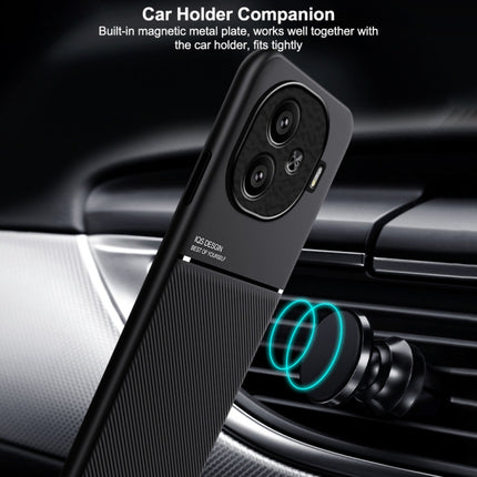 Classic Tilt Strip Grain Magnetic PC Hybrid TPU Phone Case, For vivo iQOO Z9, For vivo Y100 5G IDN, For vivo iQOO Neo9, For vivo S18 Pro, For vivo S18, For vivo X100 Pro