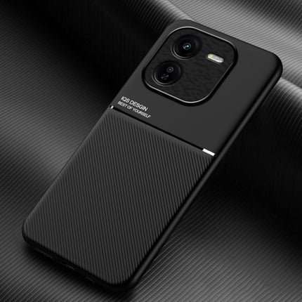 Classic Tilt Strip Grain Magnetic PC Hybrid TPU Phone Case, For vivo S19 Pro, For vivo S19, For vivo Y28 4G, For vivo X100s, For vivo X100 Ultra, For vivo iQOO Z9x