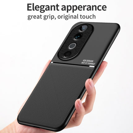 Classic Tilt Strip Grain Magnetic PC Hybrid TPU Phone Case, For vivo S19 Pro, For vivo S19, For vivo Y28 4G, For vivo X100s, For vivo X100 Ultra, For vivo iQOO Z9x