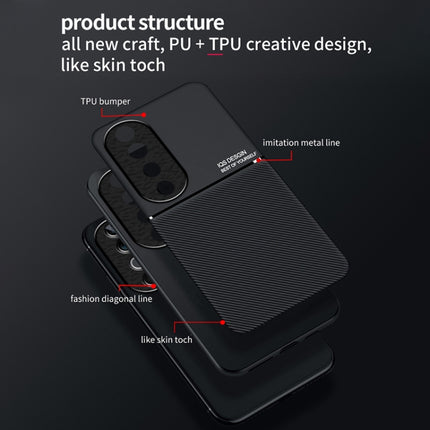 Classic Tilt Strip Grain Magnetic PC Hybrid TPU Phone Case, For vivo S19 Pro, For vivo S19, For vivo Y28 4G, For vivo X100s, For vivo X100 Ultra, For vivo iQOO Z9x