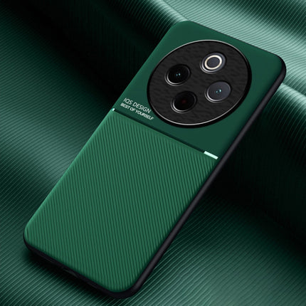 Classic Tilt Strip Grain Magnetic PC Hybrid TPU Phone Case, For vivo S20 Pro, For vivo X200, For vivo X200 Pro mini, For vivo X200 Pro, For vivo Y300 Pro, For vivo V40 Lite