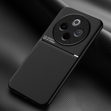 Classic Tilt Strip Grain Magnetic PC Hybrid TPU Phone Case, For vivo S20 Pro, For vivo X200, For vivo X200 Pro mini, For vivo X200 Pro, For vivo Y300 Pro, For vivo V40 Lite