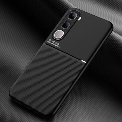 Classic Tilt Strip Grain Magnetic PC Hybrid TPU Phone Case, For vivo S20 Pro, For vivo X200, For vivo X200 Pro mini, For vivo X200 Pro, For vivo Y300 Pro, For vivo V40 Lite