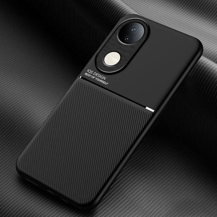 Classic Tilt Strip Grain Magnetic PC Hybrid TPU Phone Case, For vivo X300, For vivo V60 Lite 5G, For vivo V60 5G, For vivo X200s, For vivo X200 Ultra, For vivo S20