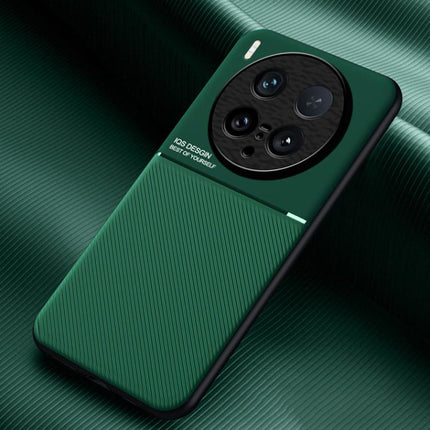 Classic Tilt Strip Grain Magnetic PC Hybrid TPU Phone Case, For vivo X300, For vivo V60 Lite 5G, For vivo V60 5G, For vivo X200s, For vivo X200 Ultra, For vivo S20