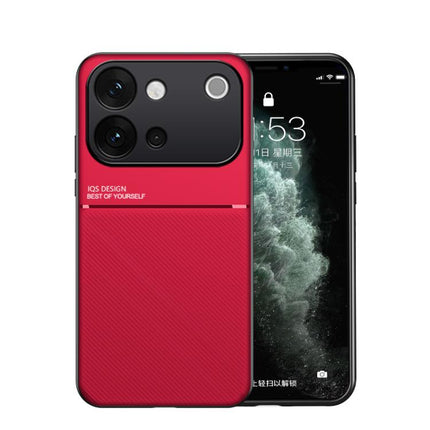 Classic Tilt Strip Grain Magnetic PC Hybrid TPU Phone Case, For vivo S60 5G, For vivo S60 Vitality 5G, For vivo iQOO 15T 5G, For vivo Y31 5G 2025 / Y21d 4G, For vivo iQOO 15, For vivo X300 Pro