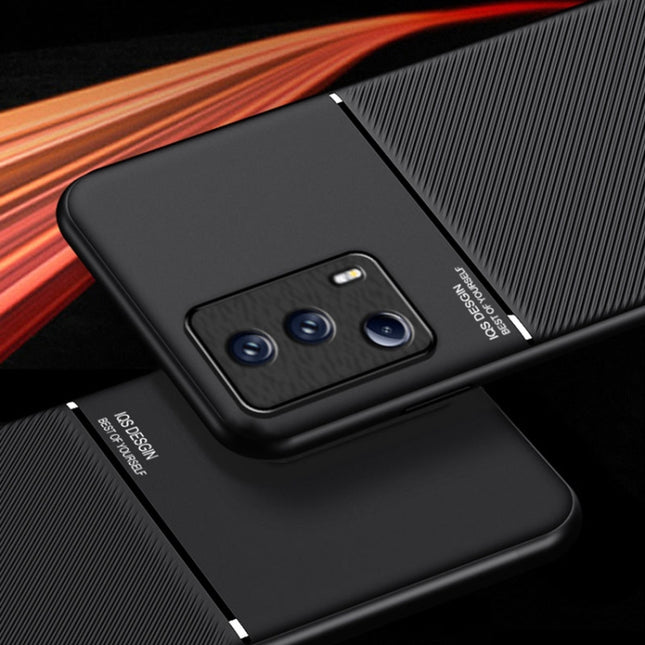 Classic Tilt Strip Grain Magnetic Shockproof PC + TPU Phone Case, For Xiaomi Civi 2