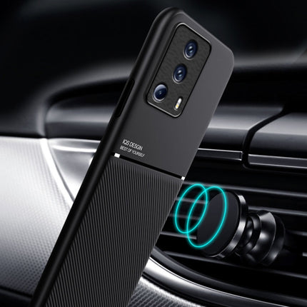 Classic Tilt Strip Grain Magnetic Shockproof PC + TPU Phone Case, For Xiaomi Civi 2